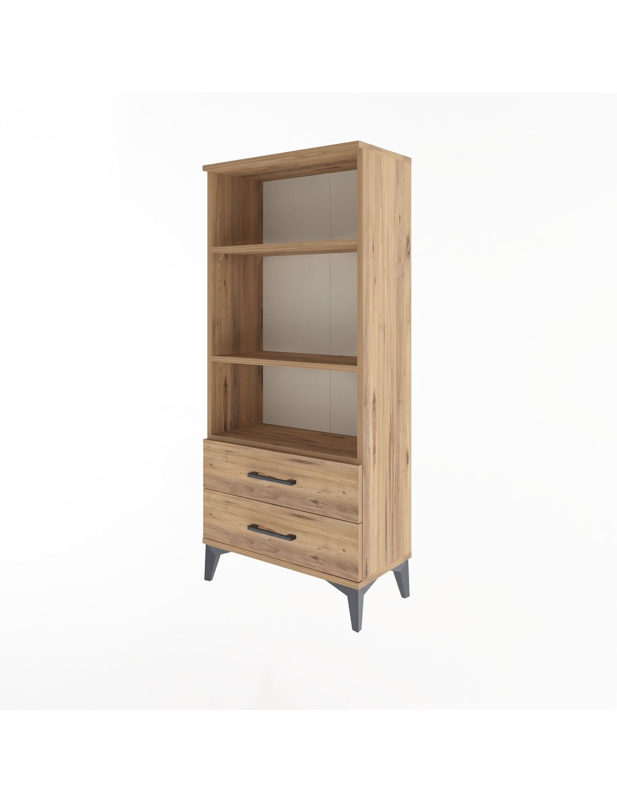 Arges Dolap 3 Raflı 2 Çekmeceli 60x30x134 - S17M047V9A