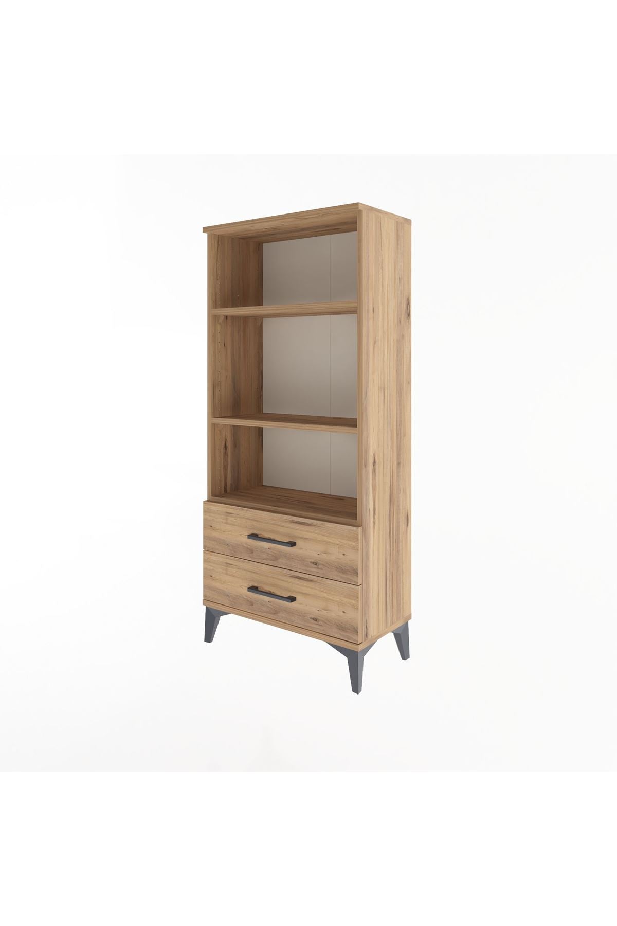 Arges Dolap 3 Raflı 2 Çekmeceli 60x30x134 - S17M047V9A