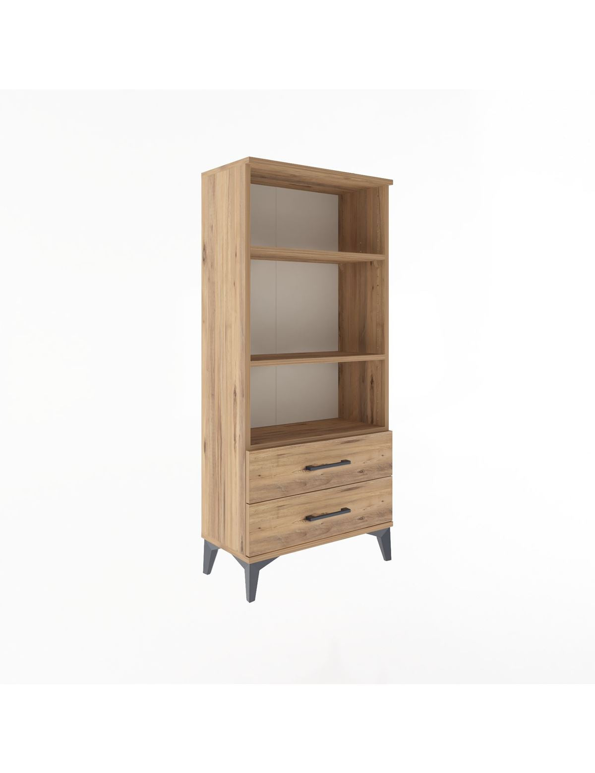 Arges Dolap 3 Raflı 2 Çekmeceli 60x30x134 - S17M047V9A