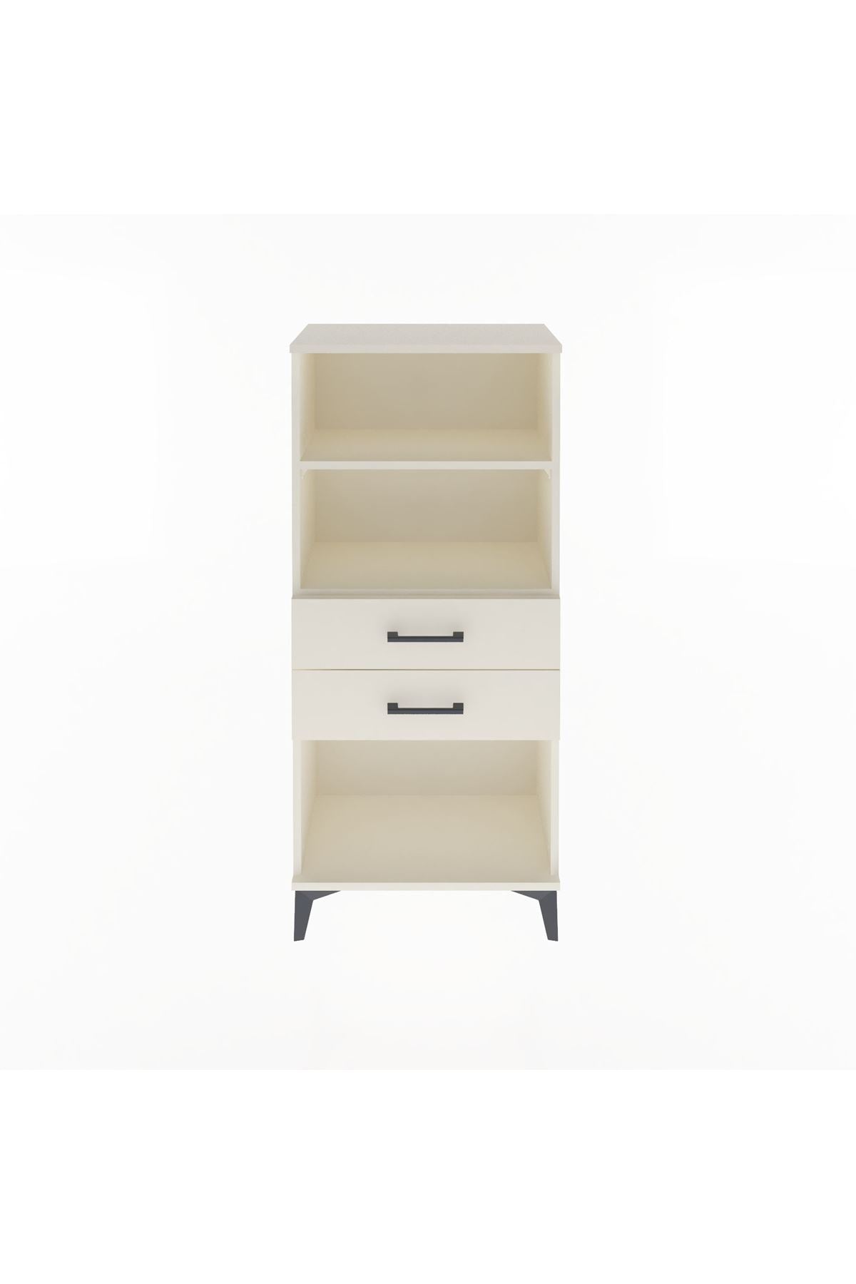 Arges Dolap 2 Raflı 2 Çekmeceli 60x30x134 - S17M048V1A