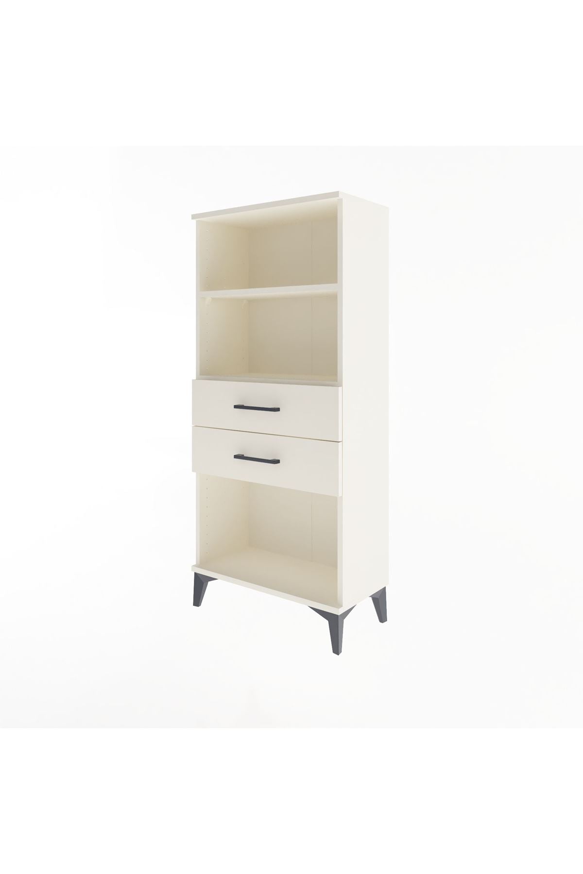 Arges Dolap 2 Raflı 2 Çekmeceli 60x30x134 - S17M048V1A
