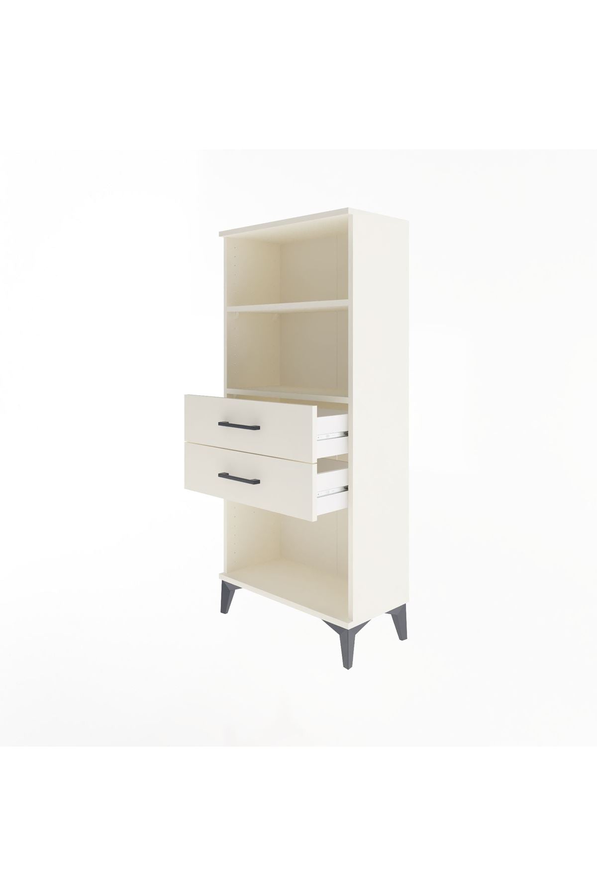 Arges Dolap 2 Raflı 2 Çekmeceli 60x30x134 - S17M048V1A