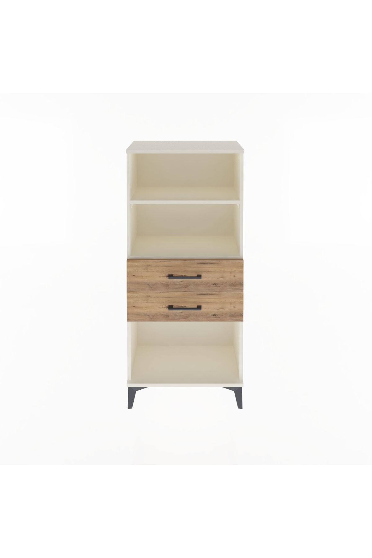 Arges Dolap 2 Raflı 2 Çekmeceli 60x30x134 - S17M048V3A