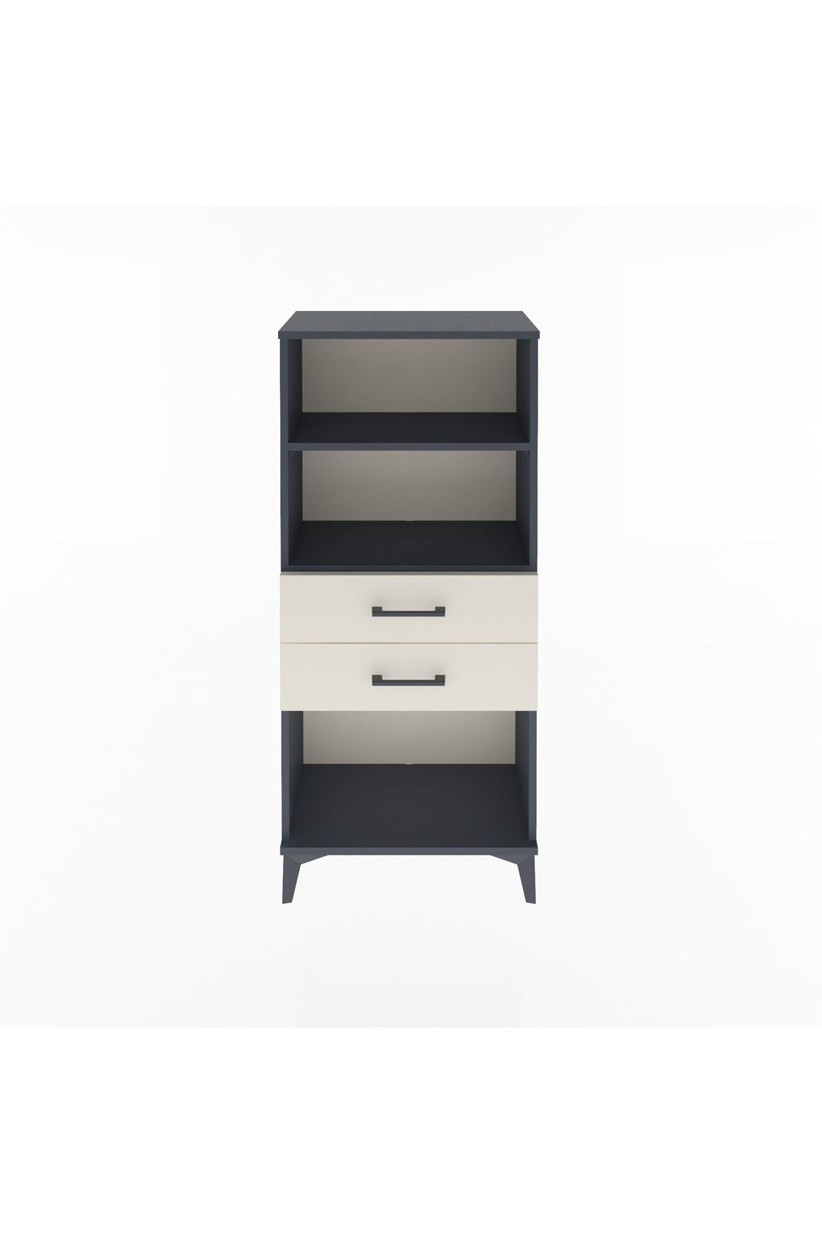 Arges Dolap 2 Raflı 2 Çekmeceli 60x30x134 - S17M048V4A