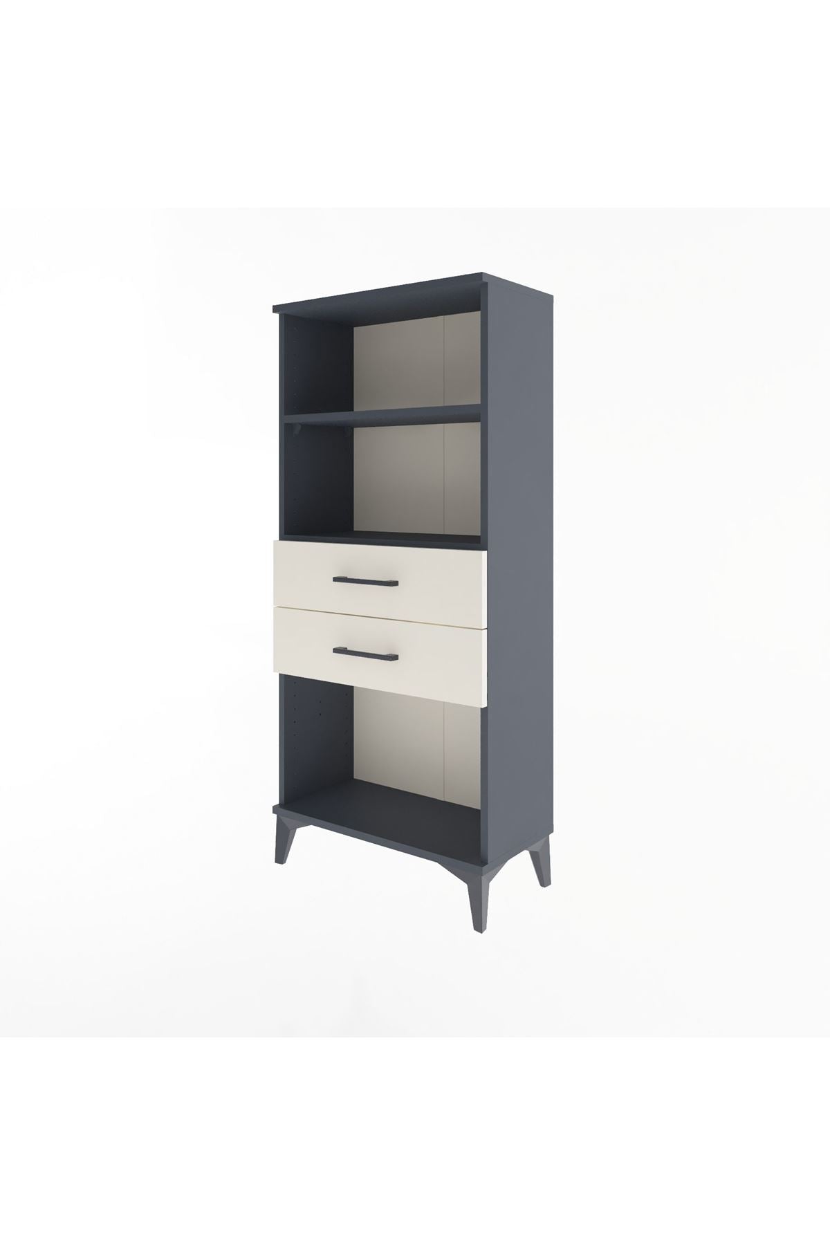 Arges Dolap 2 Raflı 2 Çekmeceli 60x30x134 - S17M048V4A