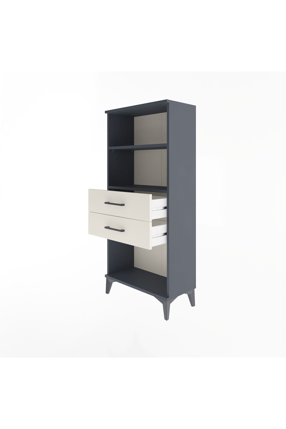 Arges Dolap 2 Raflı 2 Çekmeceli 60x30x134 - S17M048V4A