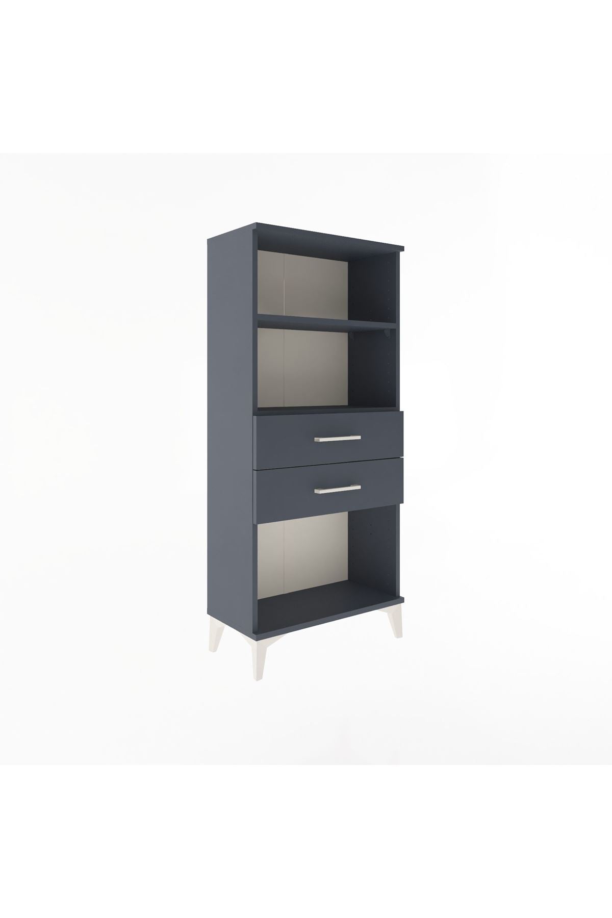 Arges Dolap 2 Raflı 2 Çekmeceli 60x30x134 - S17M048V5A
