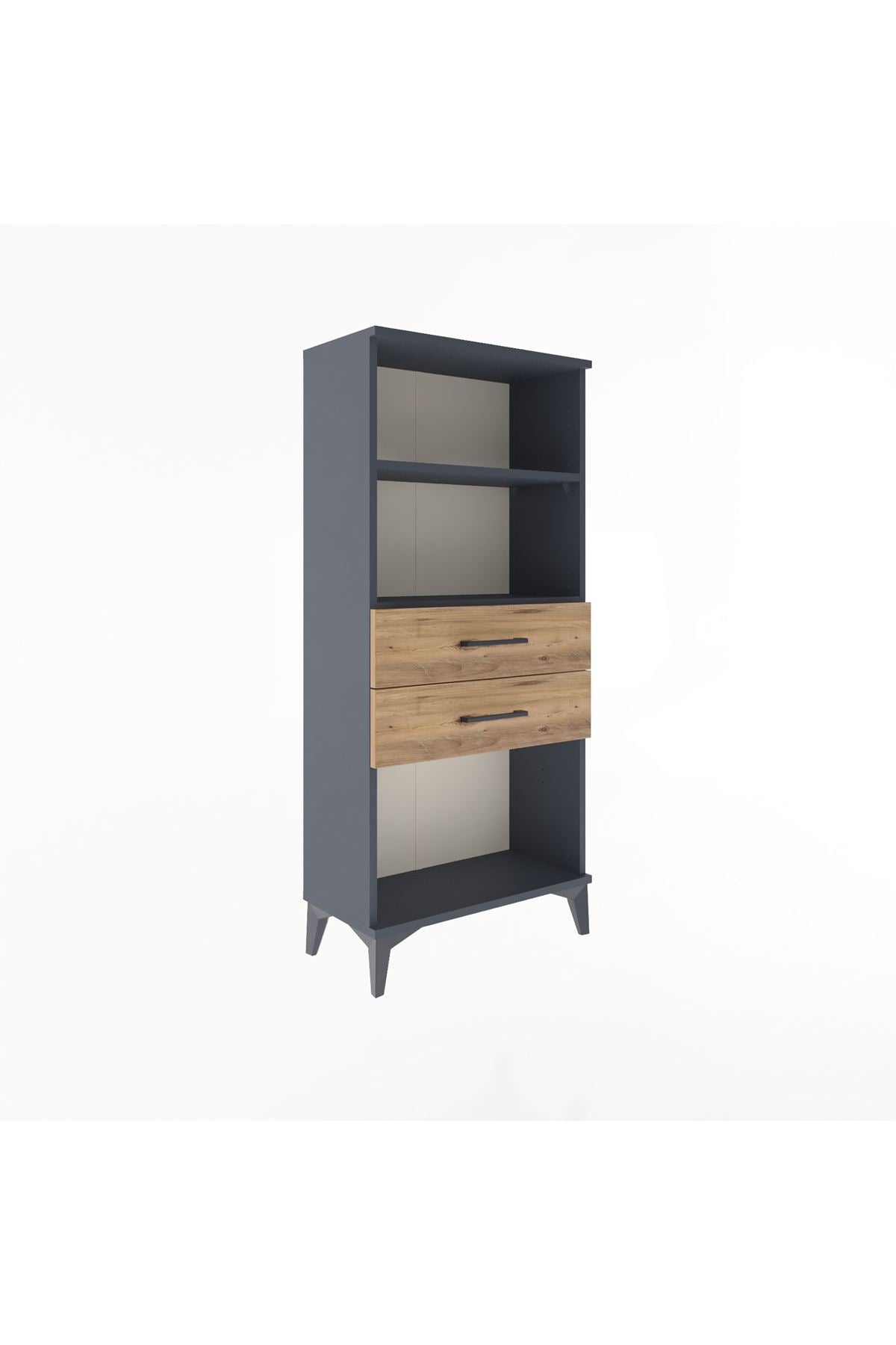 Arges Dolap 2 Raflı 2 Çekmeceli 60x30x134 - S17M048V6A