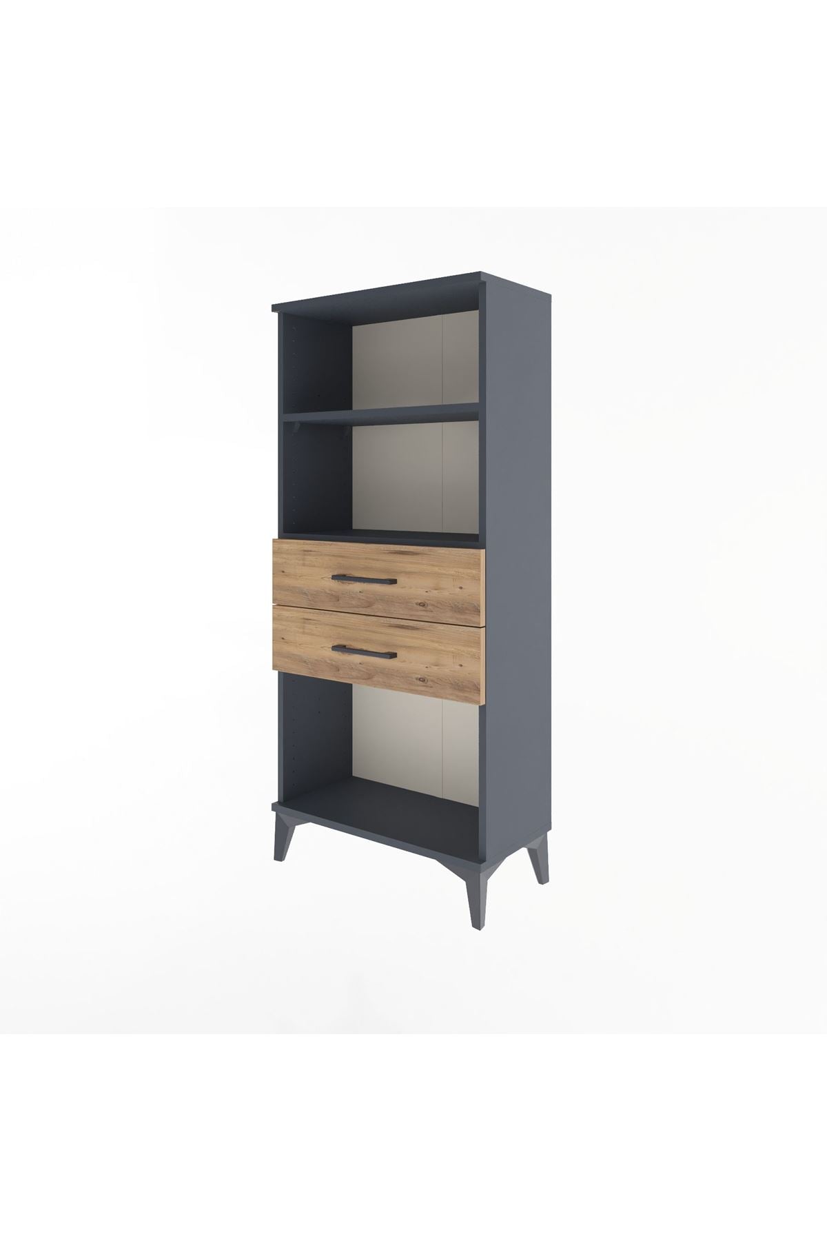 Arges Dolap 2 Raflı 2 Çekmeceli 60x30x134 - S17M048V6A