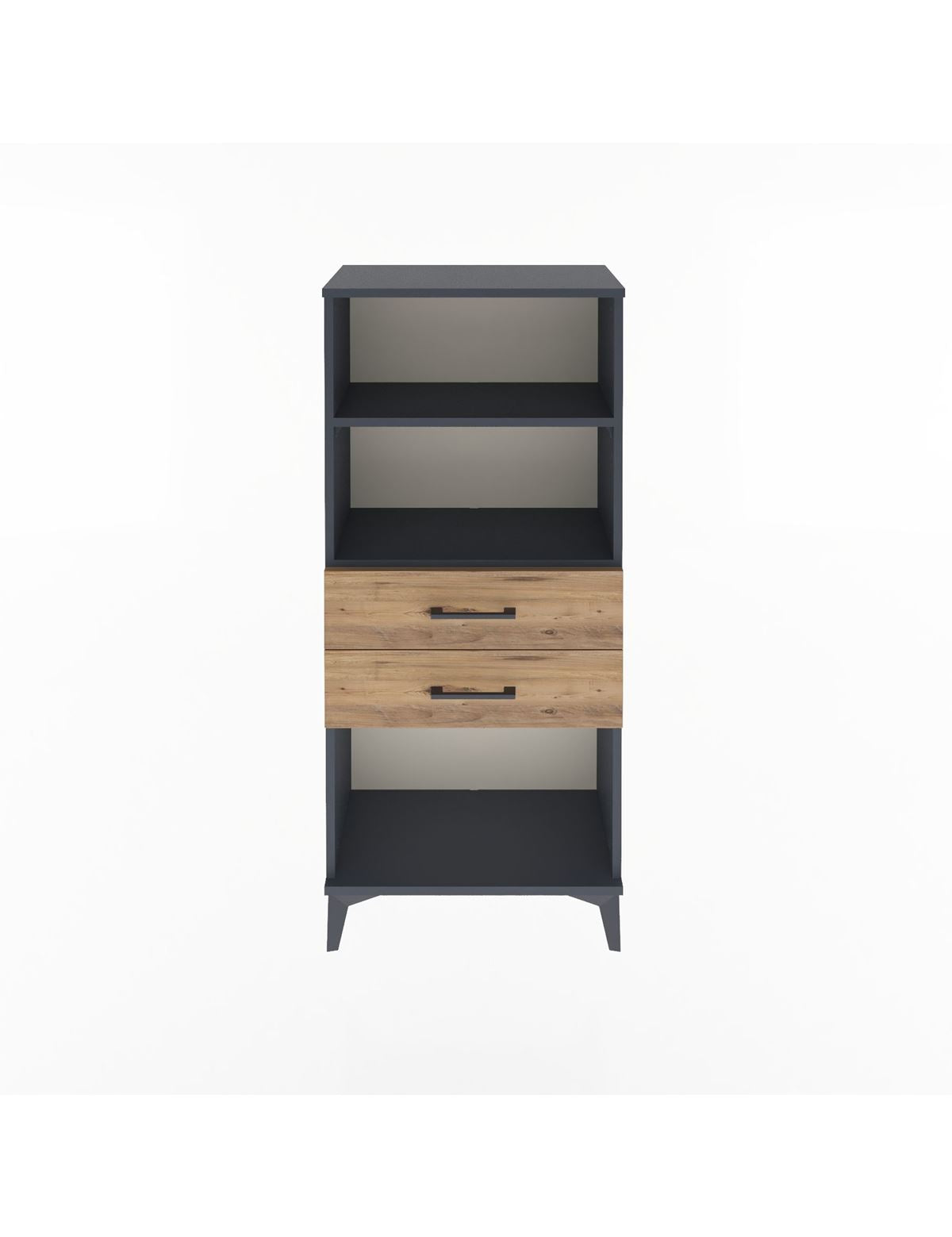 Arges Dolap 2 Raflı 2 Çekmeceli 60x30x134 - S17M048V6A