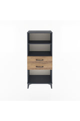 Arges Dolap 2 Raflı 2 Çekmeceli 60x30x134