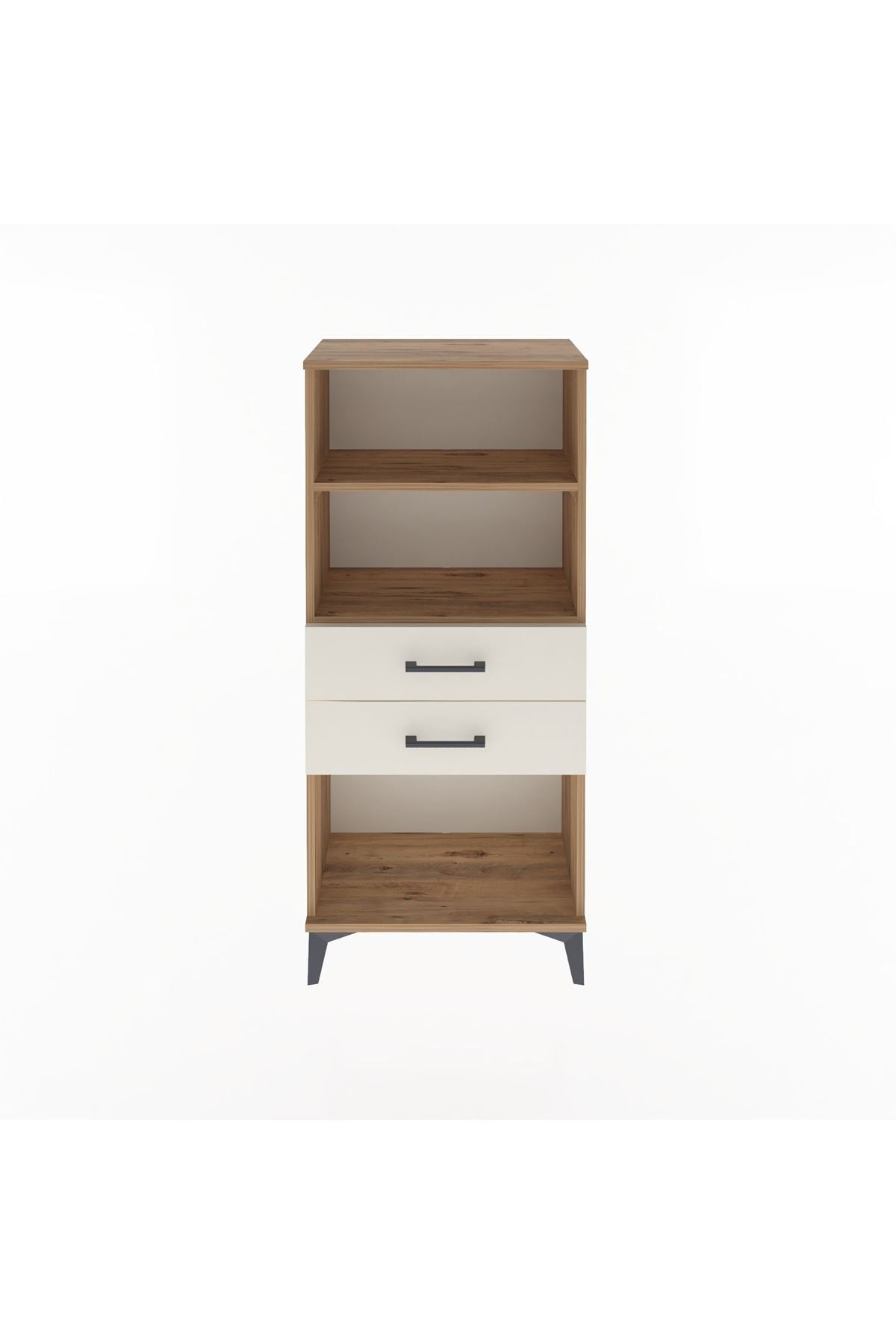 Arges Dolap 2 Raflı 2 Çekmeceli 60x30x134 - S17M048V7A