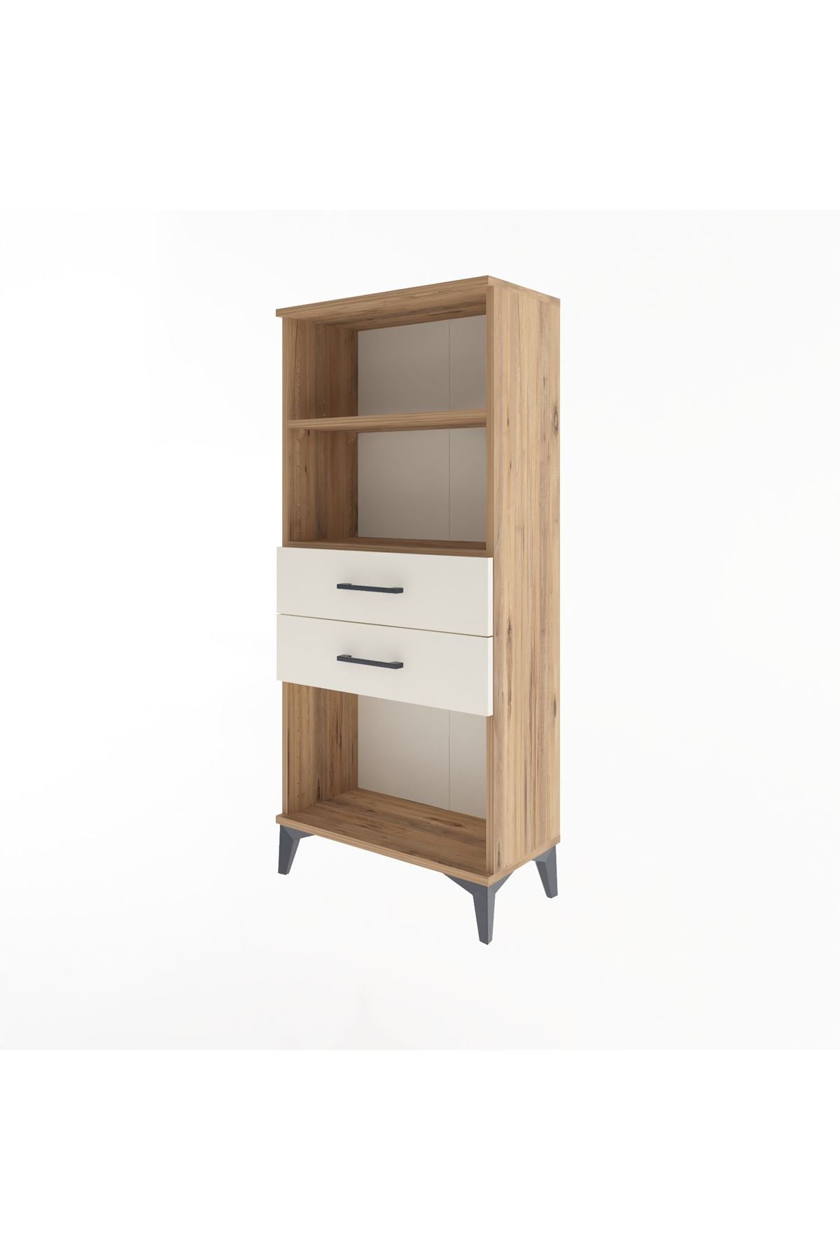 Arges Dolap 2 Raflı 2 Çekmeceli 60x30x134 - S17M048V7A