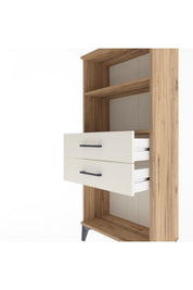 Arges Dolap 2 Raflı 2 Çekmeceli 60x30x134 - S17M048V7A