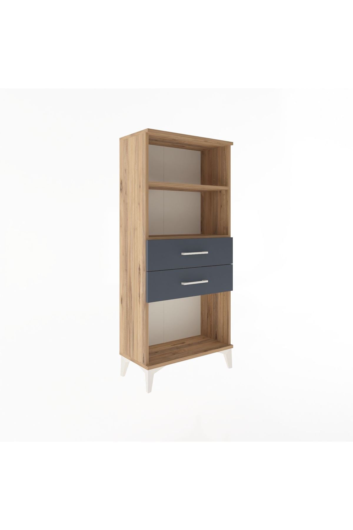 Arges Dolap 2 Raflı 2 Çekmeceli 60x30x134 - S17M048V8A