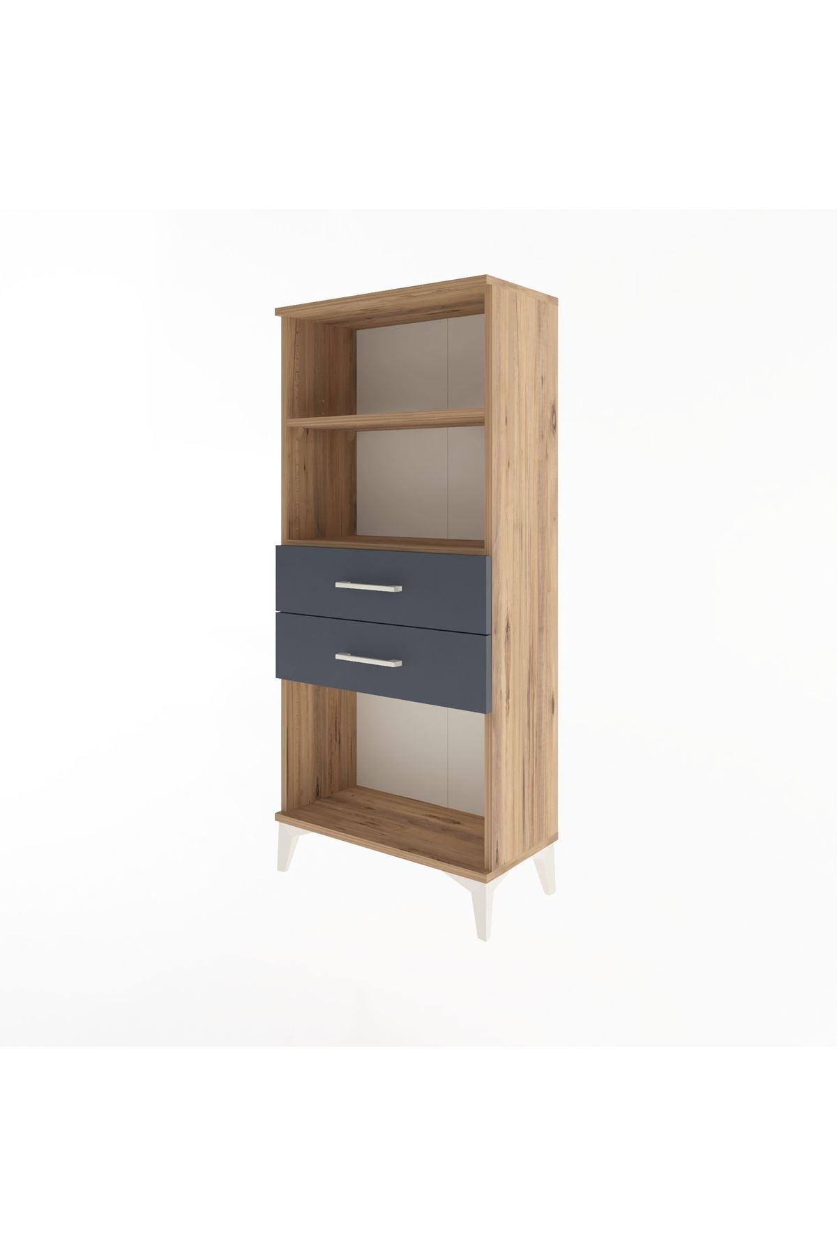 Arges Dolap 2 Raflı 2 Çekmeceli 60x30x134 - S17M048V8A