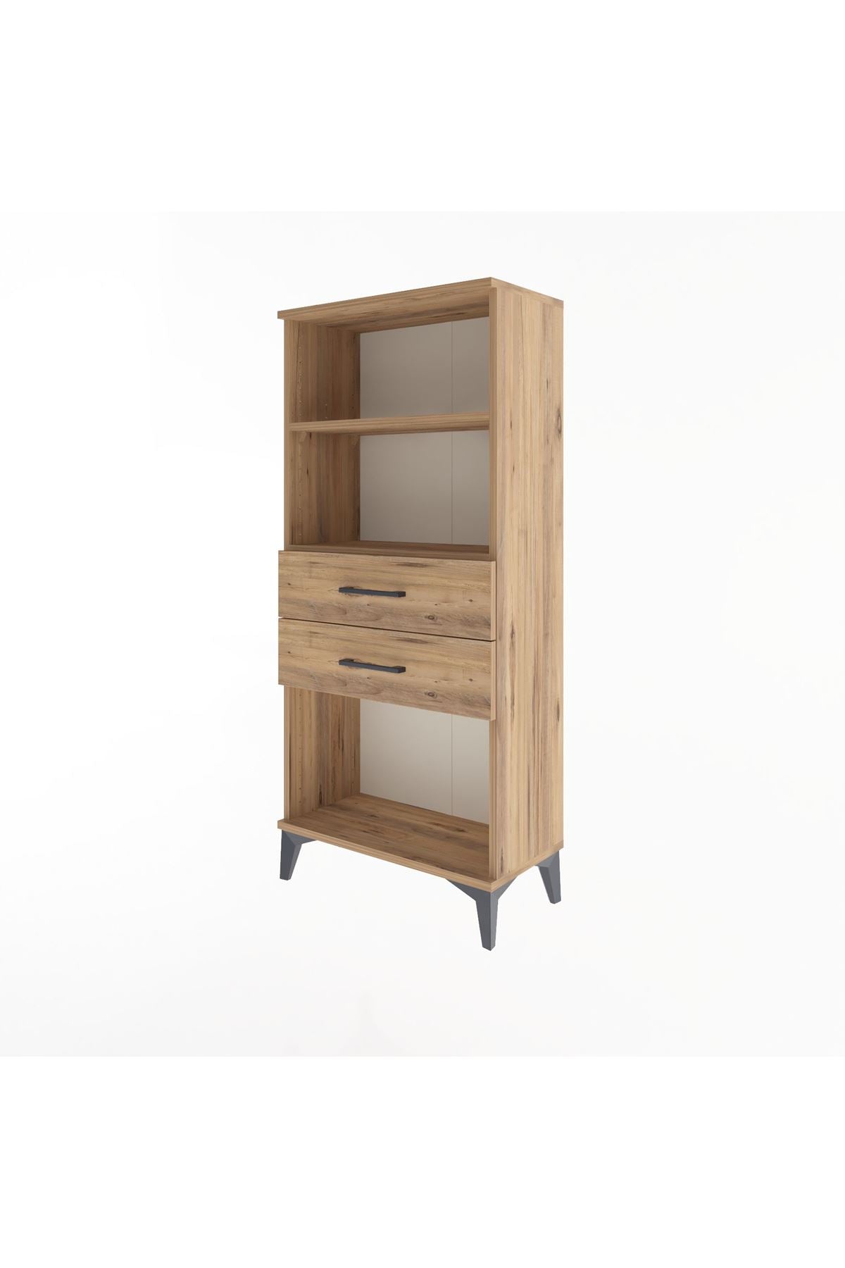 Arges Dolap 2 Raflı 2 Çekmeceli 60x30x134 - S17M048V9A