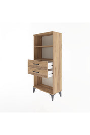 Arges Dolap 2 Raflı 2 Çekmeceli 60x30x134 - S17M048V9A