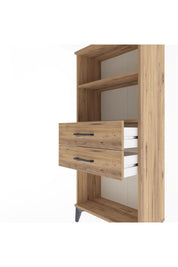 Arges Dolap 2 Raflı 2 Çekmeceli 60x30x134 - S17M048V9A