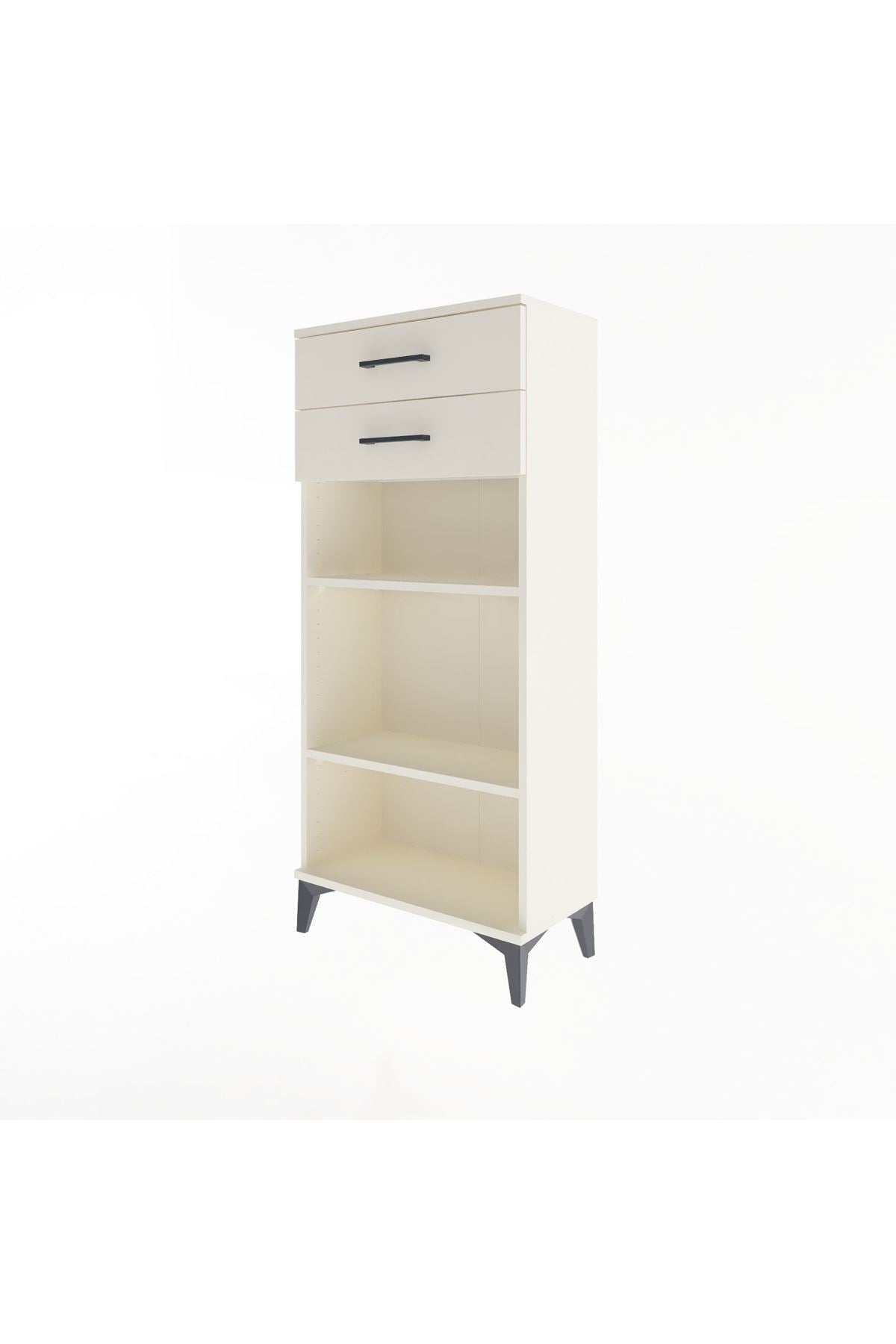 Arges Dolap 2 Raflı 2 Çekmeceli 60x30x134 - S17M049V1A