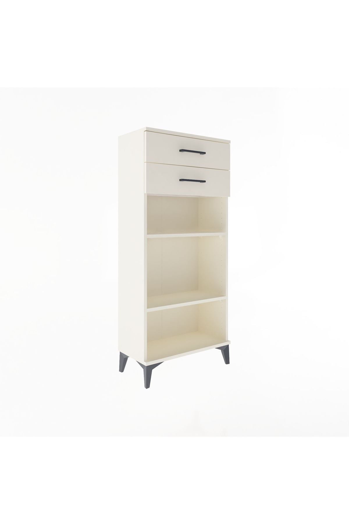 Arges Dolap 2 Raflı 2 Çekmeceli 60x30x134 - S17M049V1A