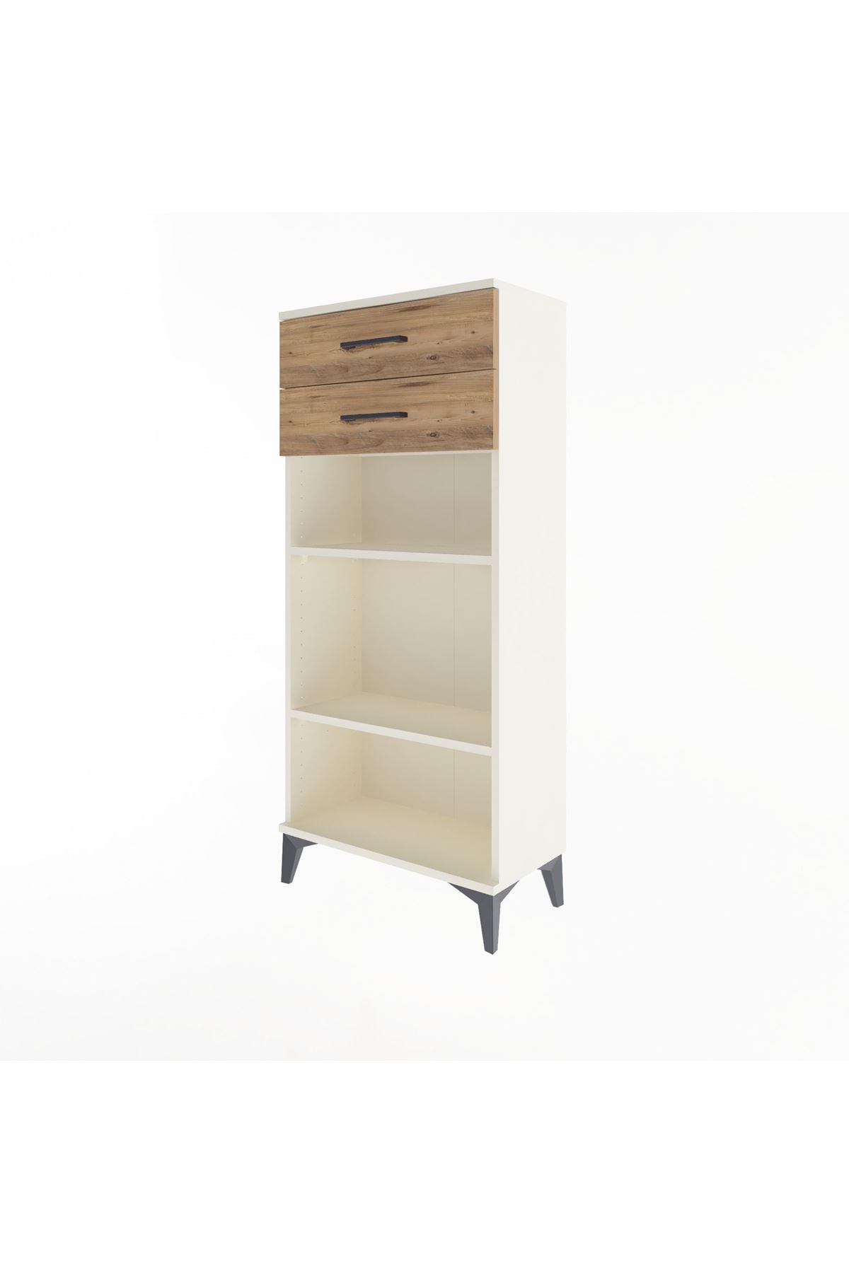Arges Dolap 2 Raflı 2 Çekmeceli 60x30x134 - S17M049V3A