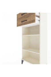 Arges Dolap 2 Raflı 2 Çekmeceli 60x30x134 - S17M049V3A