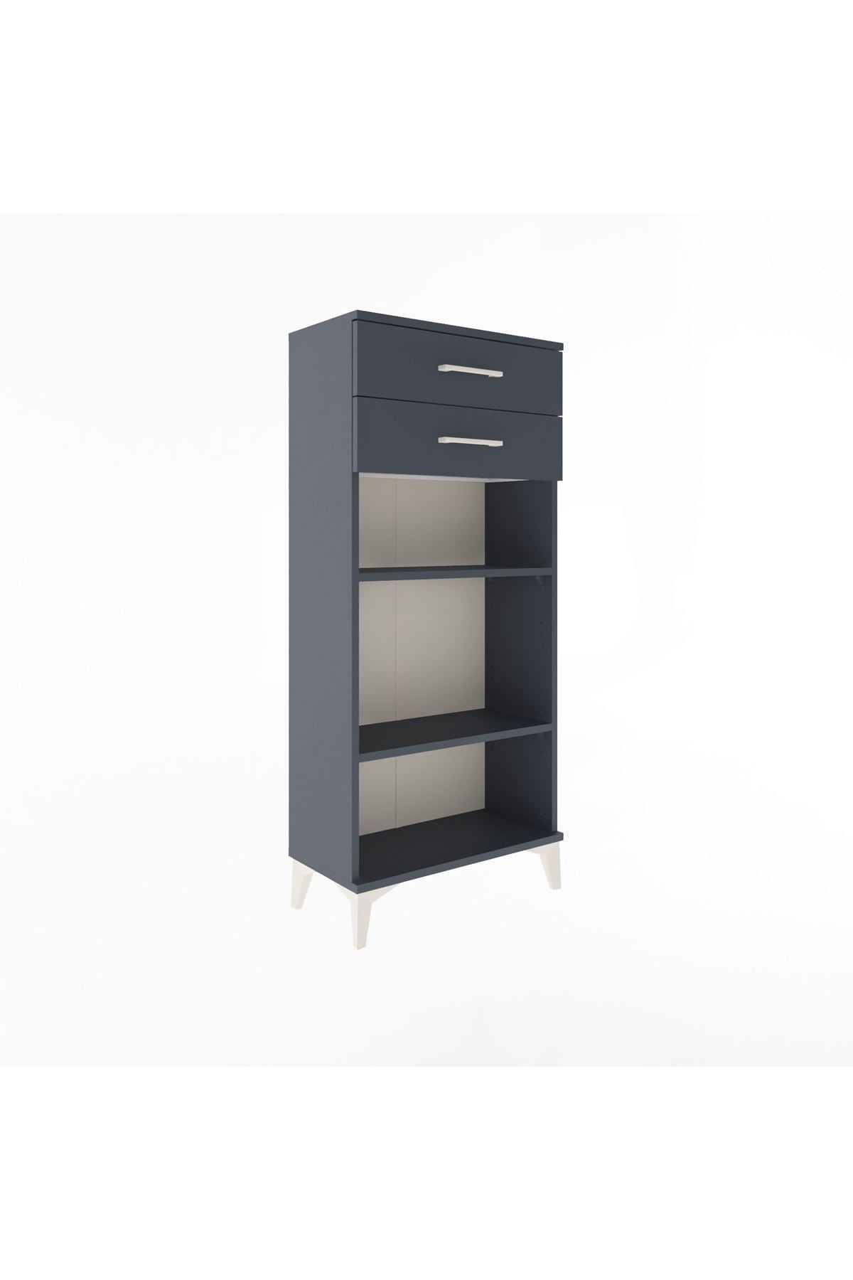 Arges Dolap 2 Raflı 2 Çekmeceli 60x30x134 - S17M049V5A