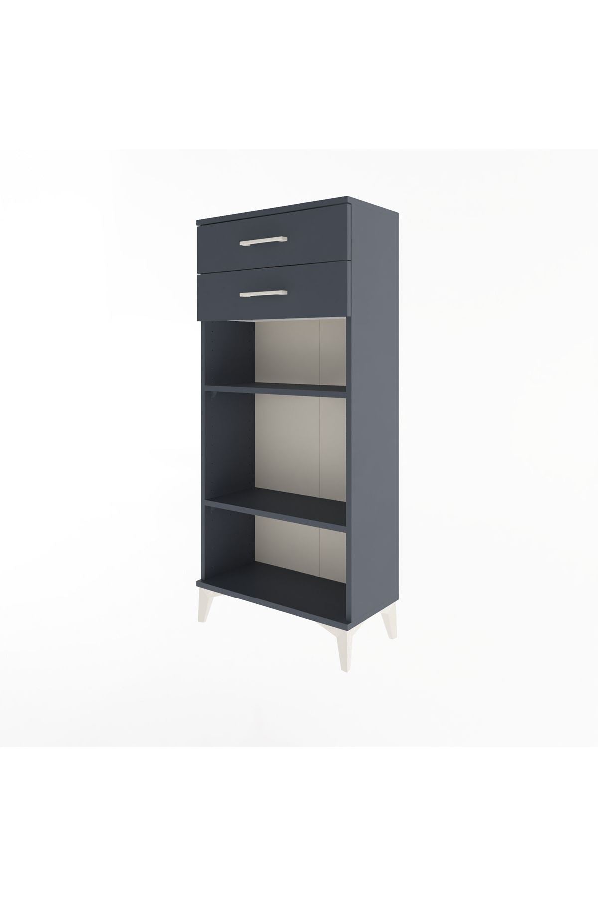 Arges Dolap 2 Raflı 2 Çekmeceli 60x30x134 - S17M049V5A