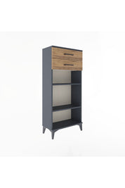 Arges Dolap 2 Raflı 2 Çekmeceli 60x30x134 - S17M049V6A