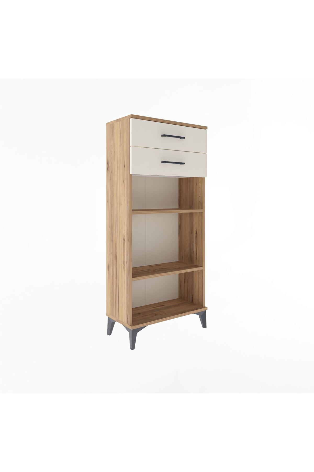 Arges Dolap 2 Raflı 2 Çekmeceli 60x30x134 - S17M049V7A