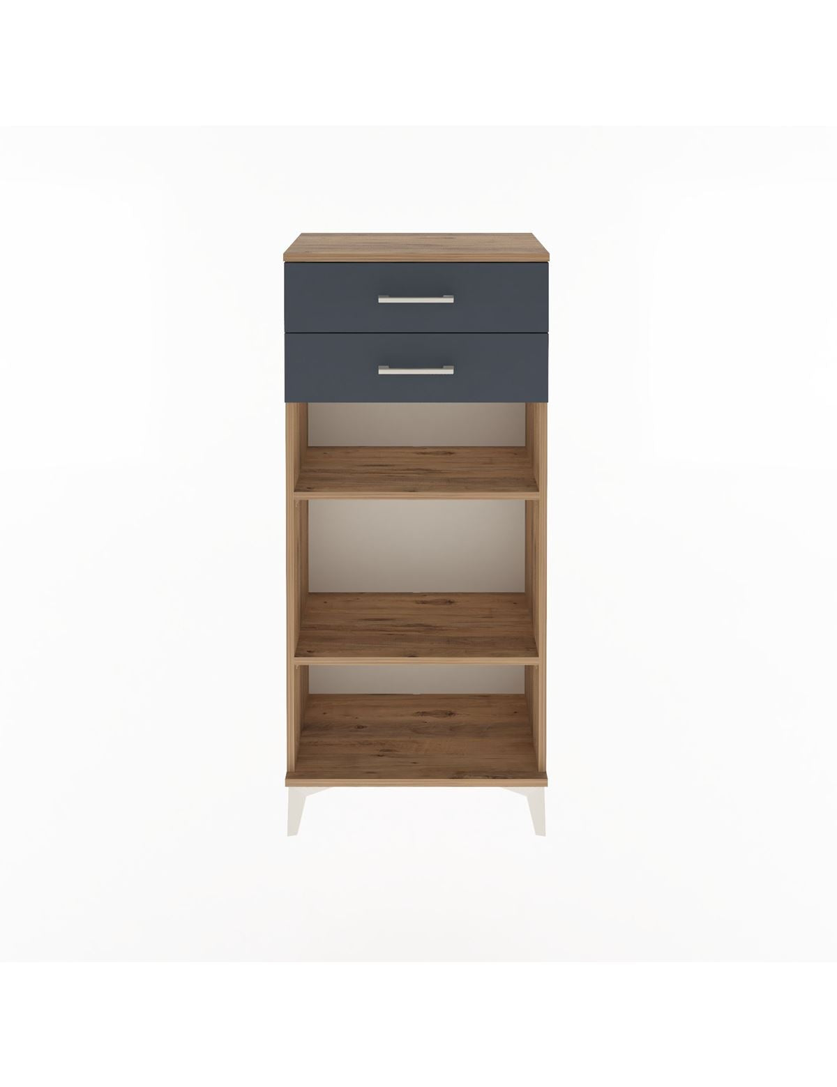 Arges Dolap 2 Raflı 2 Çekmeceli 60x30x134 - S17M049V8A