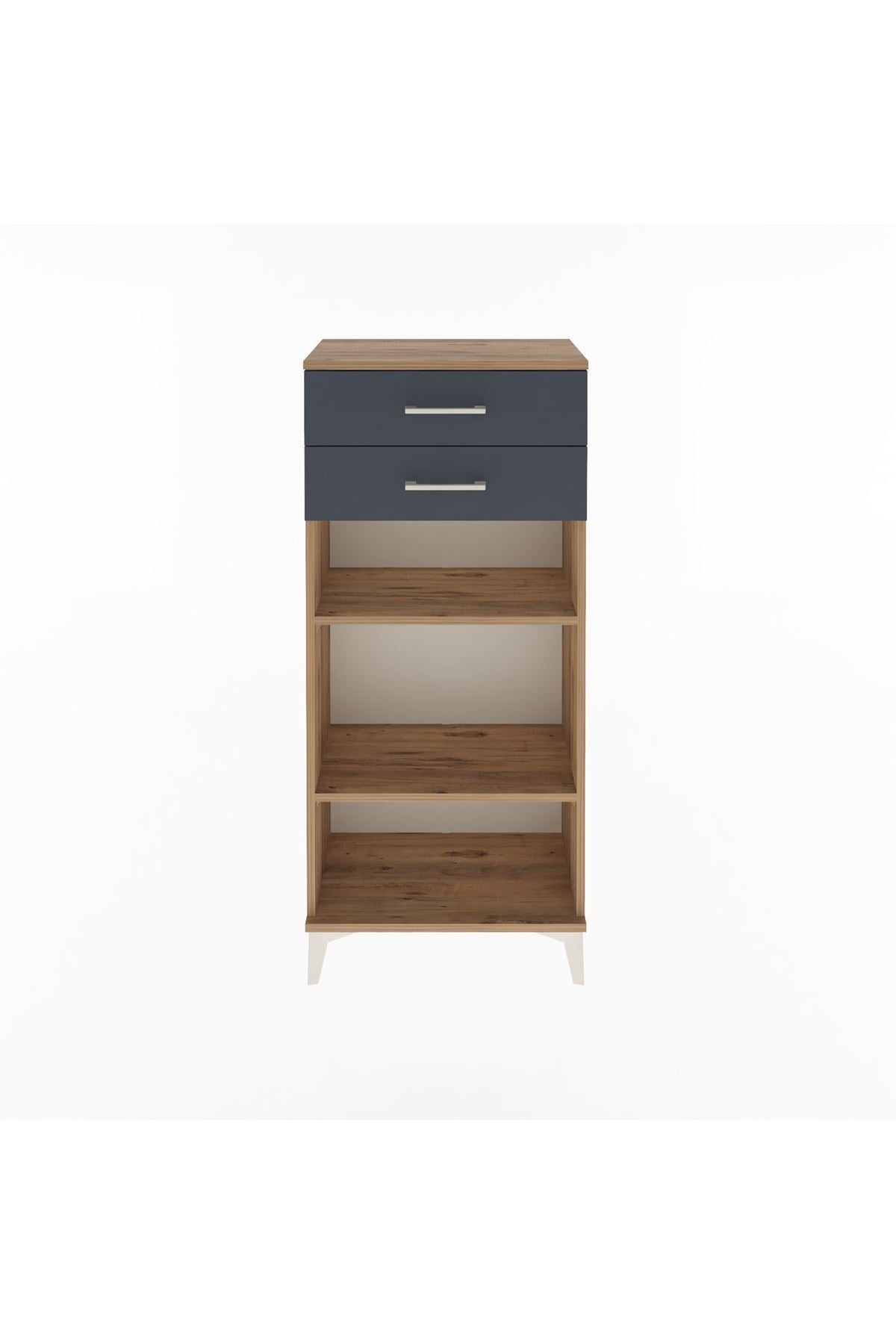 Arges Dolap 2 Raflı 2 Çekmeceli 60x30x134 - S17M049V8A
