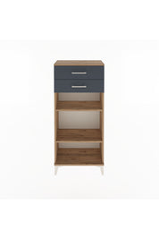 Arges Dolap 2 Raflı 2 Çekmeceli 60x30x134 - S17M049V8A