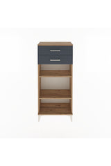 Arges Dolap 2 Raflı 2 Çekmeceli 60x30x134