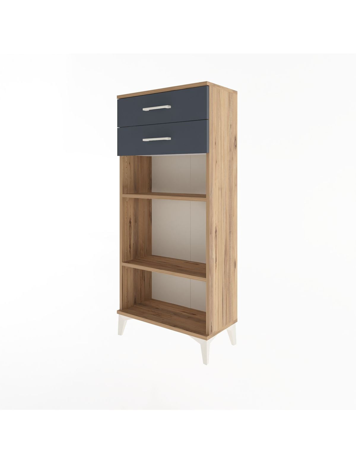 Arges Dolap 2 Raflı 2 Çekmeceli 60x30x134 - S17M049V8A