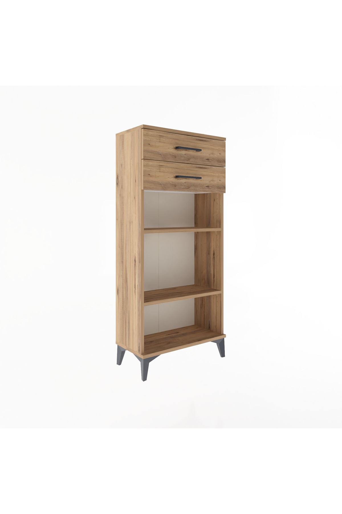 Arges Dolap 2 Raflı 2 Çekmeceli 60x30x134 - S17M049V9A