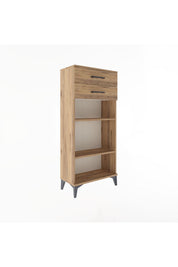 Arges Dolap 2 Raflı 2 Çekmeceli 60x30x134 - S17M049V9A