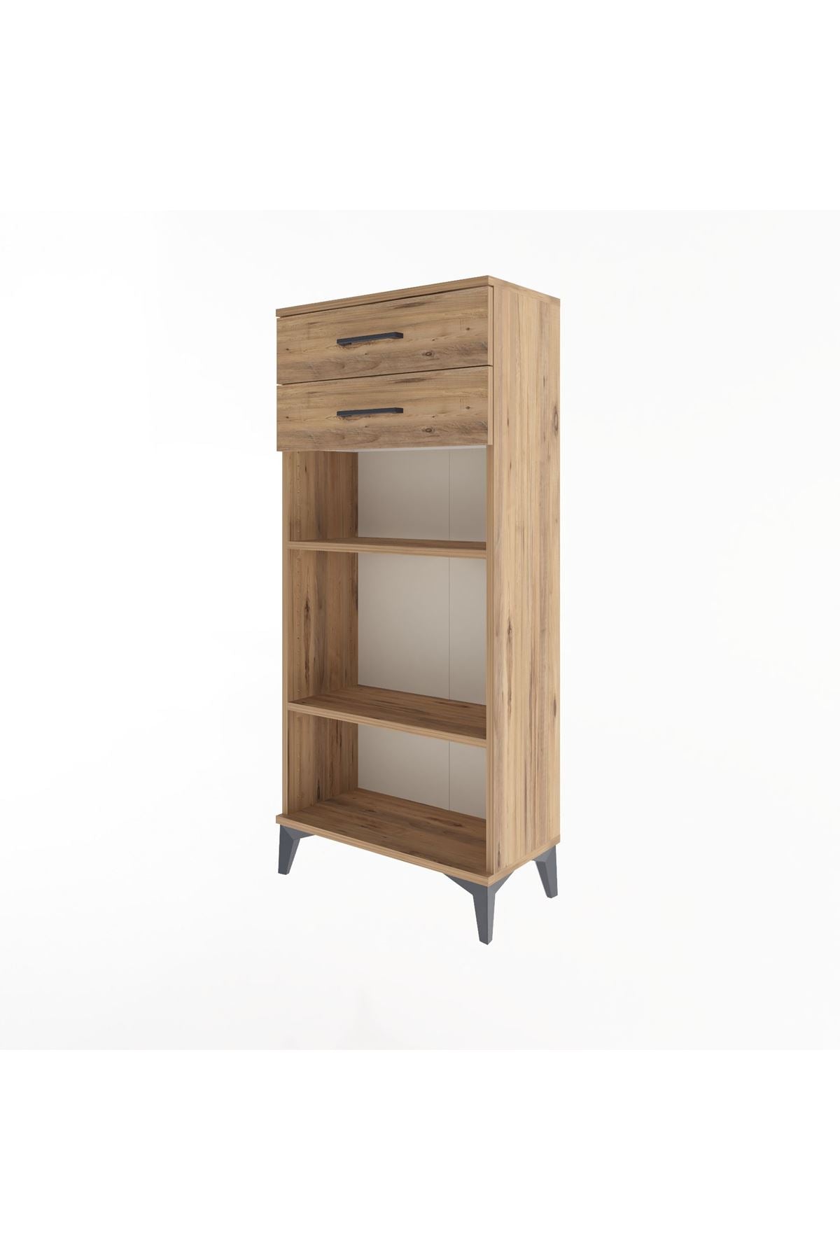 Arges Dolap 2 Raflı 2 Çekmeceli 60x30x134 - S17M049V9A