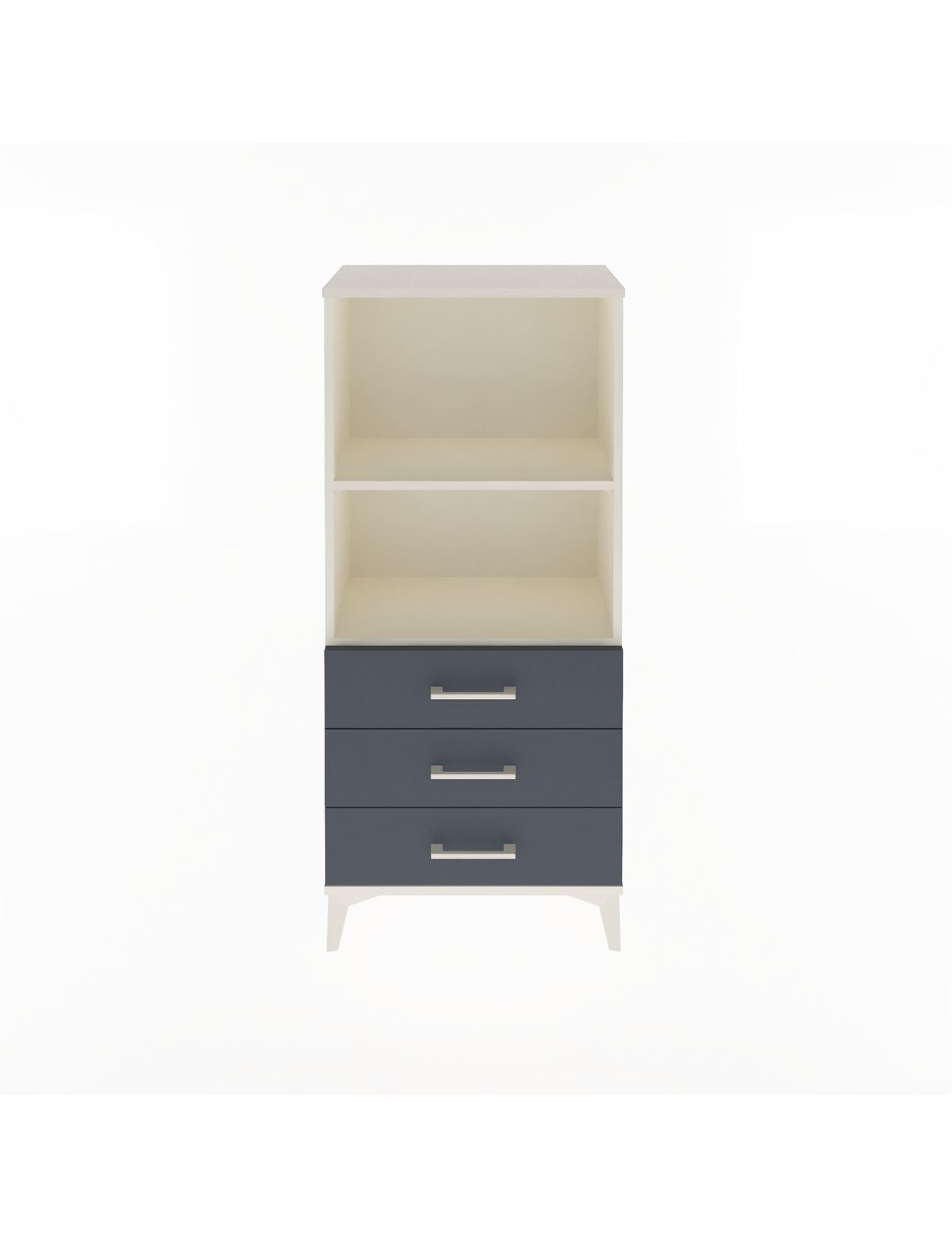 Arges Dolap 2 Raflı 3 Çekmeceli 60x30x134 - S17M050V2A