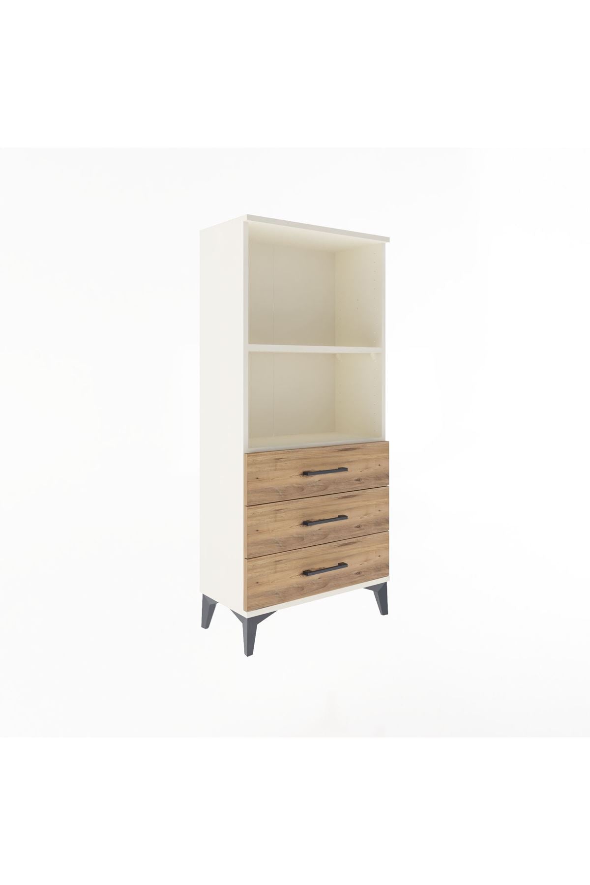 Arges Dolap 2 Raflı 3 Çekmeceli 60x30x134 - S17M050V3A