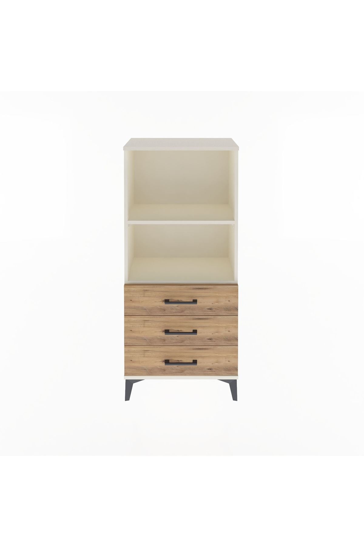 Arges Dolap 2 Raflı 3 Çekmeceli 60x30x134 - S17M050V3A