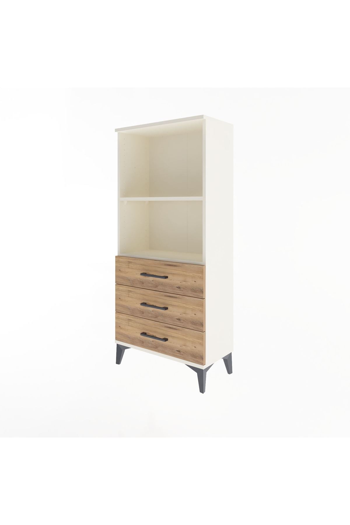 Arges Dolap 2 Raflı 3 Çekmeceli 60x30x134 - S17M050V3A