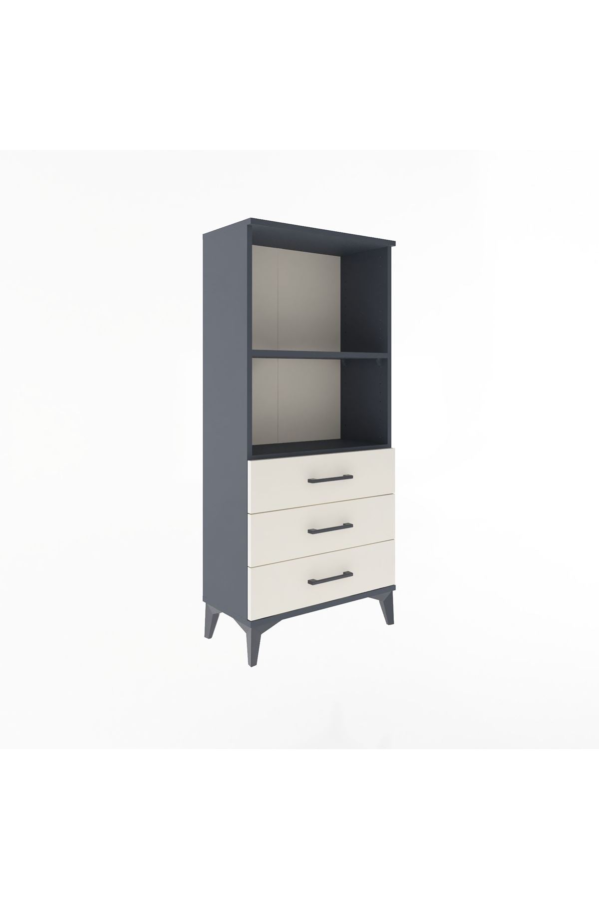 Arges Dolap 2 Raflı 3 Çekmeceli 60x30x134 - S17M050V4A