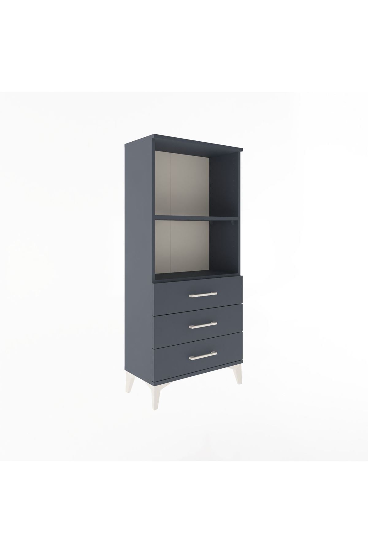 Arges Dolap 2 Raflı 3 Çekmeceli 60x30x134 - S17M050V5A