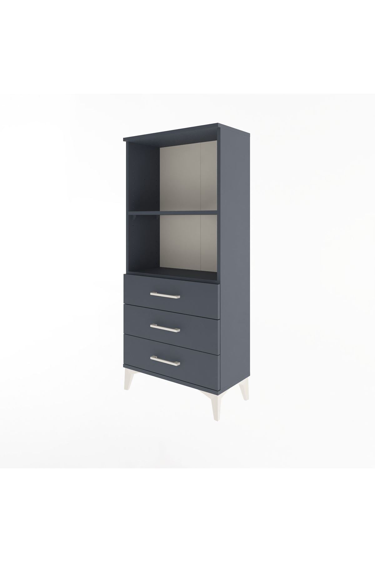 Arges Dolap 2 Raflı 3 Çekmeceli 60x30x134 - S17M050V5A