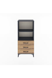 Arges Dolap 2 Raflı 3 Çekmeceli 60x30x134 - S17M050V6A