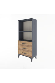 Arges Dolap 2 Raflı 3 Çekmeceli 60x30x134 - S17M050V6A