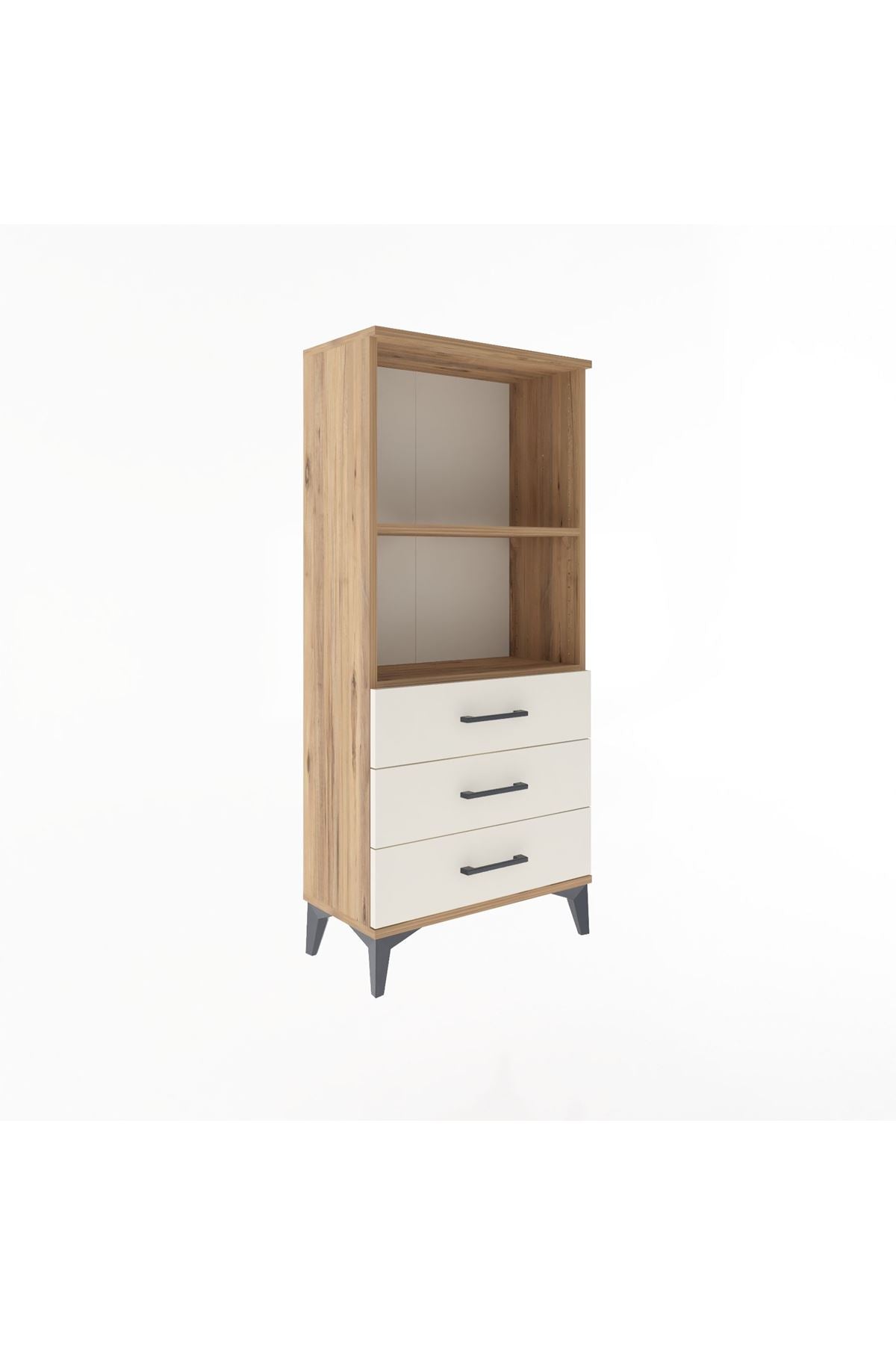 Arges Dolap 2 Raflı 3 Çekmeceli 60x30x134 - S17M050V7A