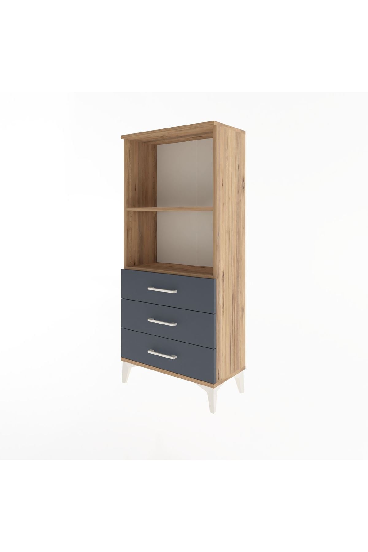 Arges Dolap 2 Raflı 3 Çekmeceli 60x30x134 - S17M050V8A